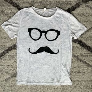 Mustache & Glasses Tee